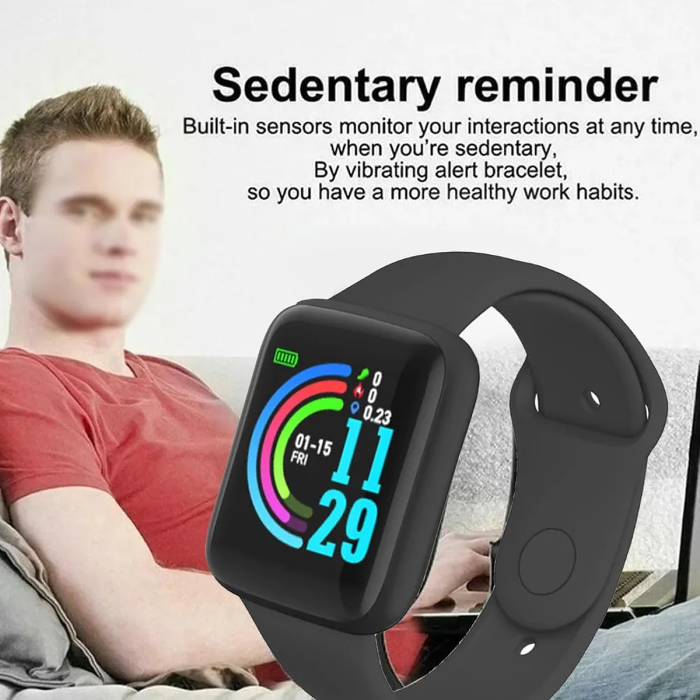 Smartwatch with Bluetooth Connectivity for Kids- Black
