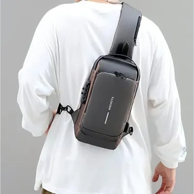 unisex-adult Zy-code Sling Sling bag